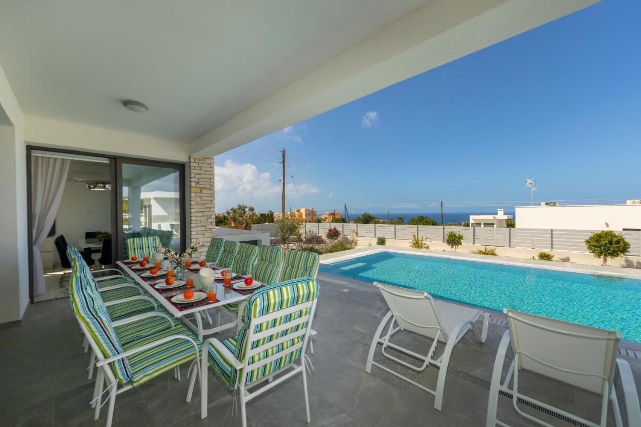Villa Adaris, Sea Caves Peyia Пафос Экстерьер фото